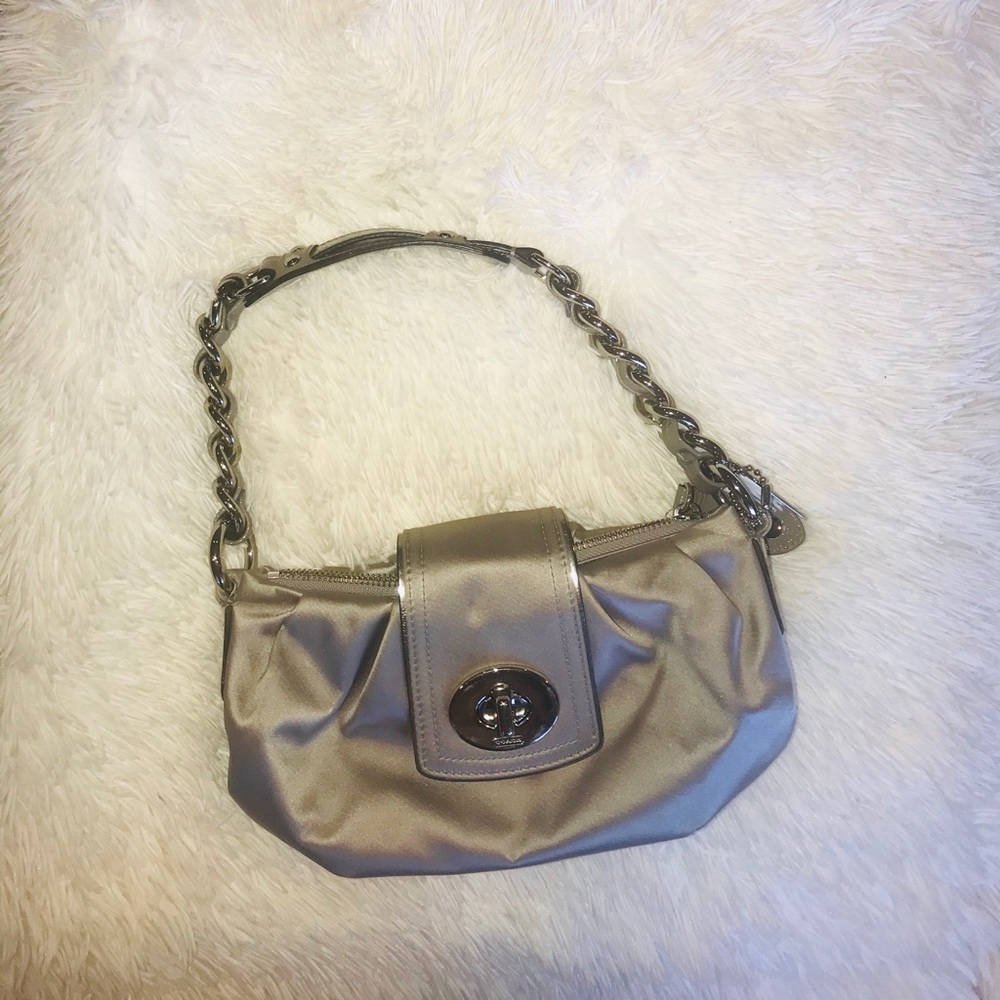 Coach Silver Handbag